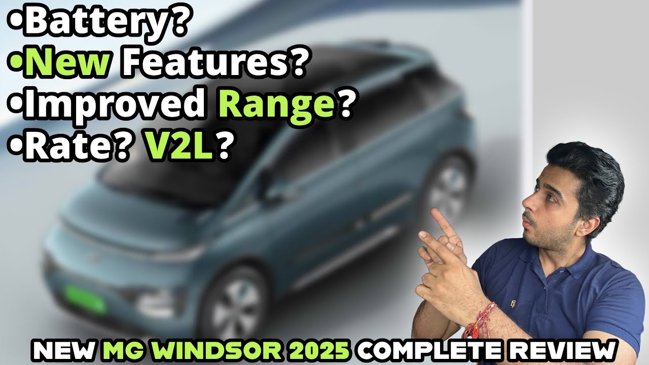 New MG Windsor EV Facelift 2025 | All Features, Rate, Specs Revealed 🧐 ...