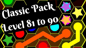 Flow Free Hexes Classic Level 81 to 90