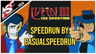 Lupin III: The Shooting Speedrun in 17:48 by CasualSpeedrun |  ASF 2024