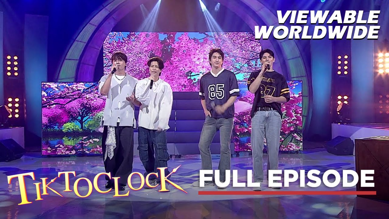 TiktoClock: Fumiya, Yukan, Anton, at Allen, nagpakilig ng Tiktropa! (Full Episode)