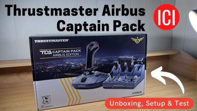 Thrustmaster Manette De Jeu TCA Captain Pack Airbus Edition Bleu