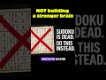 lThe Great Sudoku Myth (Neuroscientists Admit This) 🧠❌