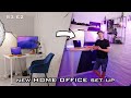 New Modern HOME OFFICE Set Up | Flexispot EQ5 Desk | S3 E2 - House Renovation