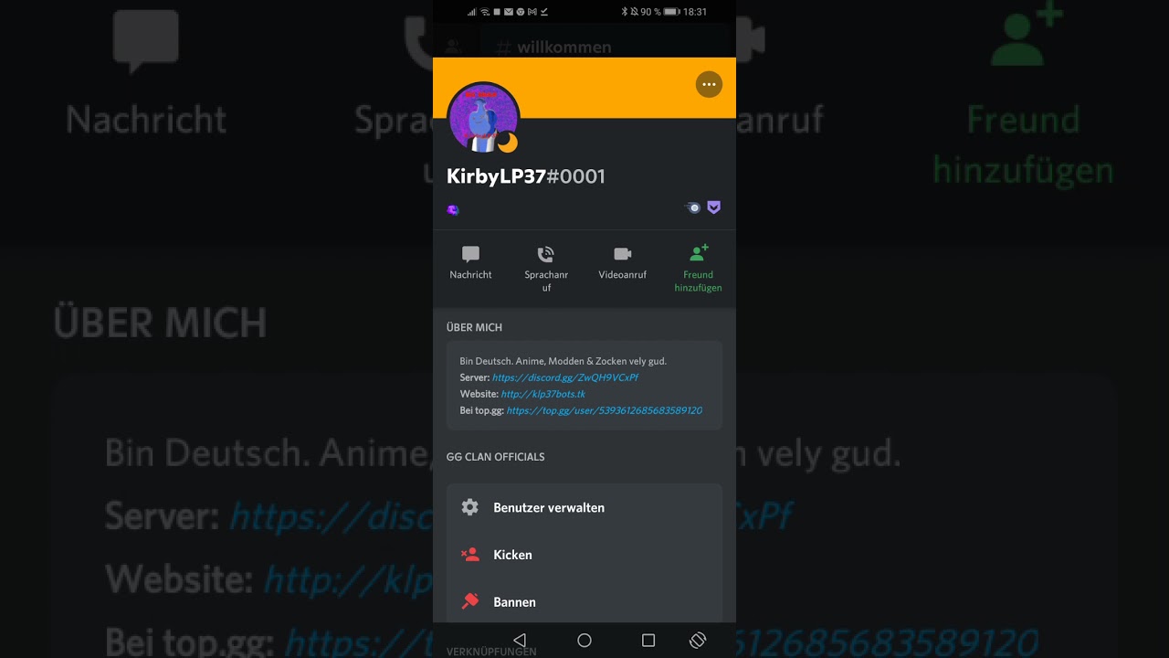 Wie mann ein discord server erstellt - YouTube