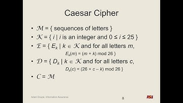 CSE 465 F17: 9-19-17 "Cryptography Pt. 2"