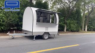 Costeffective 3M small food trailer cart kiosk van street stall