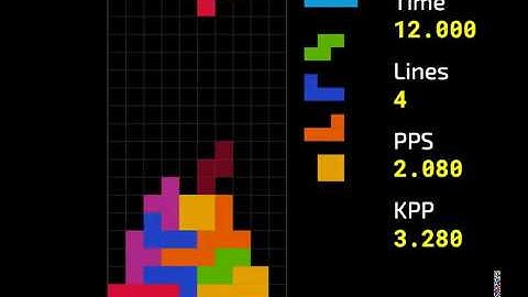 Tetris 40L sprint in 55.323