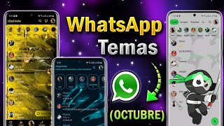 🔴 NUEVOS! INCREÍBLES TEMAS NIVEL DIOS PARA TU WHATSAPP | NUEVOS ESTILOS Y DISEÑOS | (OCTUBRE) 2,021 screenshot 5