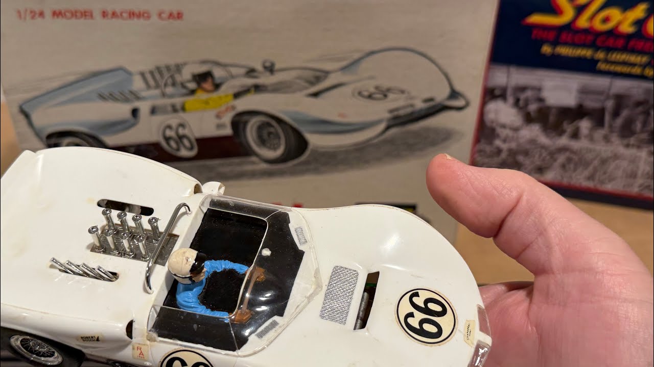 1/24 スロットカー COX CHAPARRAL 1960's SLOT CAR COX Chaparral 2E Chassis/Body Nice White Original