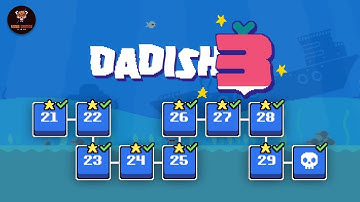 Dadish 3: World 3 All Levels + All Stars Walkthrough