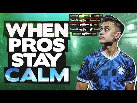 WHEN CS:GO PROS STAY CALM! (INSANE TRIGGER DISCIPLINE)