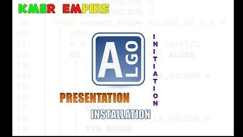 Présentation, initiation et installation d