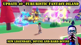 ? UPDATE 40 ??NEW FURURISTIC FANTASY ISLAND - CLICKER SIMULATOR ROBLOX