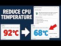 FASTEST Way To Reduce CPU Temperature Overheating - Windows PC/Laptop 2025