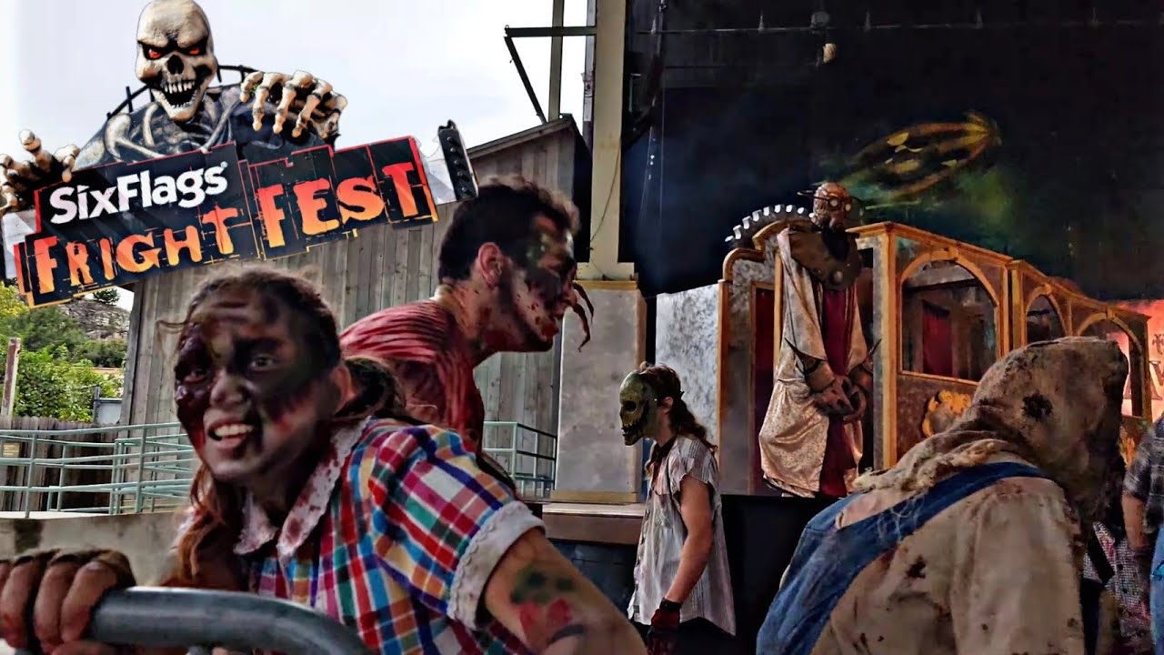 FRIGHT FEST 2021 Six Flags Fiesta Texas! The Awakening Opening Night