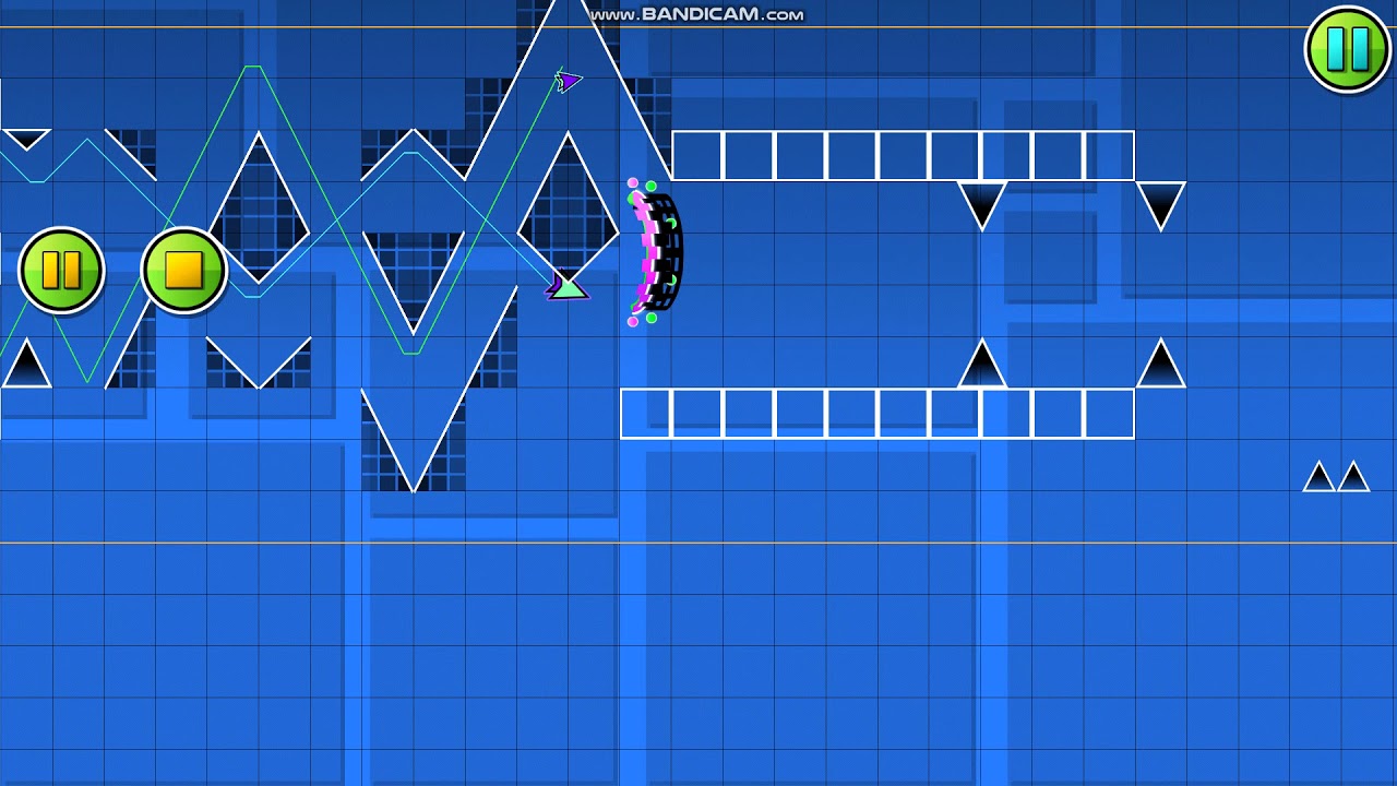 i made a geometry dash dual section because i was bored lol - YouTube