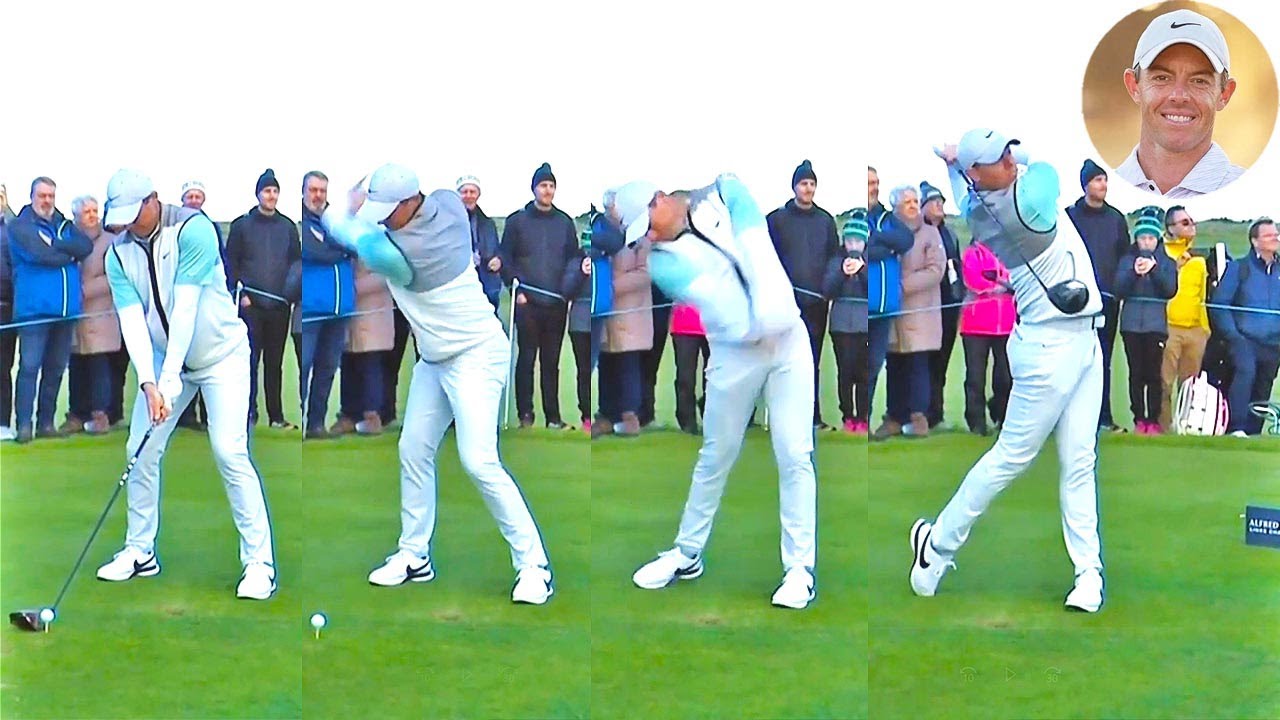 ロリー・マキロイ Rory McIlroy プロゴルファー DRIVER SHOT SLOW MOTION !!!