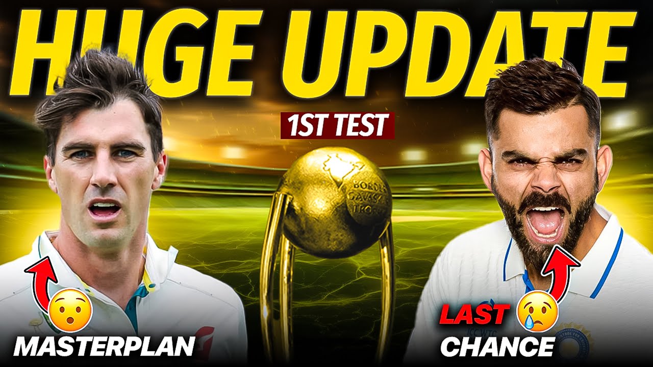IMPORTANT BGT UPDATES for INDIA on Gill, Ashwin & PITCH! 🔥| Australia Vs IND 1st Test