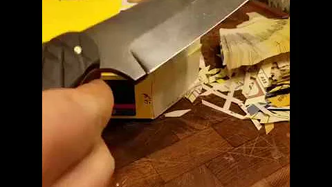 Phonebook Cut Test with 1095 Knife