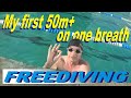 Freediving:  my first 50m+  on one breath (DNF) / Басейн СКА Львів