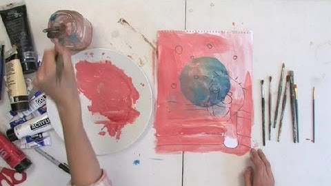 Transparency Technique for Acrylic Painting : Painting Techniques