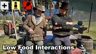 Low Food Supply - Camp Conversations  \/ Interactions and Hidden Dialogue \/ Red Dead Redemption 2