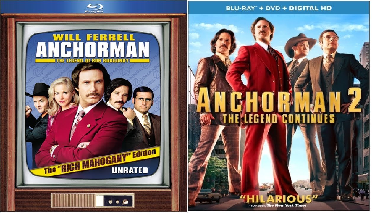 Anchorman / Anchorman 2 Blu-ray Unboxings