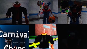 Piggy: TROI concepts all Carnival Chaos badge jumpscares!