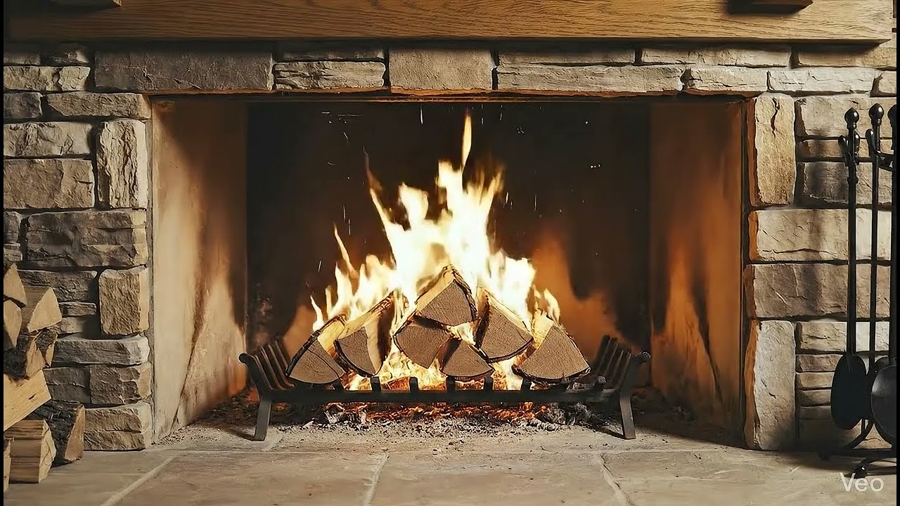 Cozy Fireplace Ambience — 10 Hours of Crackling Fire for Sleep, Study, and Relaxation