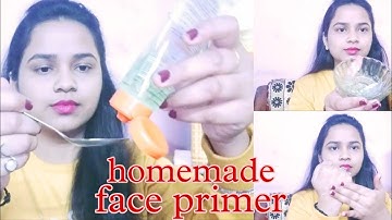 make makeup primer at home|| easy diy makeup primer|| face primer for beginners|| pretty girl