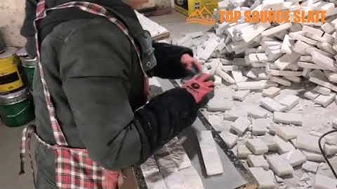 How to Produce Slate Stacked Stone Cladding