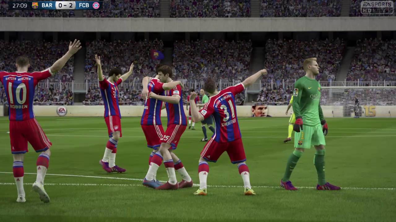 BAR v FCB (1-5) FIFA