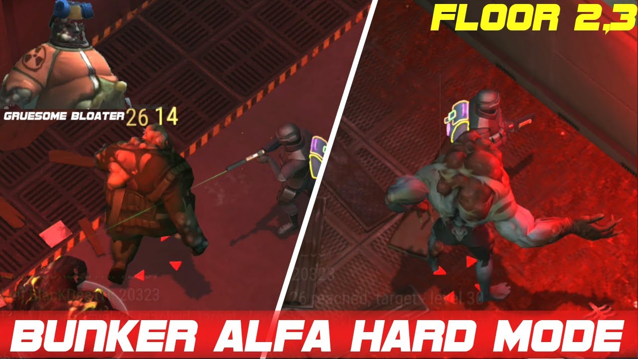 Bunker Alfa Hard Mode Floor 2,3 With Gruesome Bloater Contract | LDoE Season 10 | Last Day On Earth