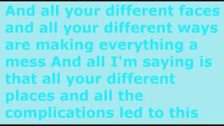 Boys Like Girls - Up Against The Wall - Lyrics
Boys Like Girls - Up Against The Wall - Lyrics
Next Project Boys Like Girls - Dance Hall Drug - Lyrics
Ohh Check Out My Other Video
http://www.youtube.com/watch?v=p_kIjZRKLLE
Boys Like Girls - Dance Hall Drug - Lyrics XD
I Do Not Own Anything Audio And Visuals Belong To The Rightfull Owner
*LYRICS*
Its over
Look out below
And Im wasted
I still taste it
Yeah its so hard to let go
So breathe in now
And breathe it out
The forecast
A car crash
Its looking like another...
Breakdown, rebound
This could be my last goodbye
You crossed your heart, I hope to die
And I cant deny your eyes
You know I tried to read between the lines
I saw a warning sign
And then you threw me up against the wall
Who said that its better to have loved and lost?
I wish that I had never loved at all
No rewinds
No second times
And I wont break
I wont waste
Everything you left behind
So dont follow
Just let it go
The weathers, been better
Dont let it be another...
Breakdown, rebound
This could be my last goodbye
You crossed your heart, I hope to die
And I cant deny your eyes
You know I tried to read between the lines
I saw a warning sign
And then you threw me up against the wall
Who said that its better to have loved and lost?
I wish that I had never loved at all
All the nights I spent sitting at home while you were out there on your own
All the nights I waited by the phone while you were going it alone
And all your different faces and all your different ways of making everything a mess
And all Im saying is that all your different places and all the complications laid to rest
And I cant deny your eyes
You know I tried to read between the lines
I saw a warning sign
And then you threw me up against the wall
Who said that its better to have loved and lost?
I wish that I had never loved
And I cant deny your eyes
You know I tried to read between the lines
I saw a warning sign
And then you threw me up against the wall
Who said that its better to have loved and lost?
I wish that I had never loved at all
(Never loved at all) Boys Like Girls - Up Against The Wall - Lyrics