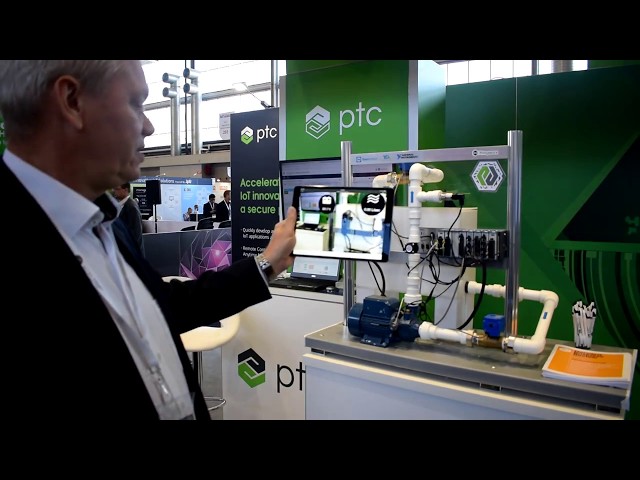 PTC ThingWorx, Teamviewer and Device Authority: Demo of a connected water pump unit