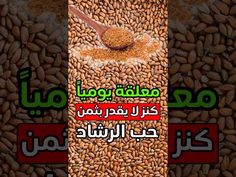 لن تصدق ماذا يحدث لجسمك عند تناول ملعقة من حب الرشاد كل يوم اكسبلور مكملات غذائية حب الرشاد