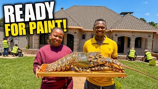 Our DREAM HOME Is Ready for PAINTING! 😭🏡 Giant Lobster Feast + New Outdoor Storage