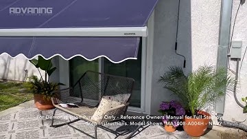 Advaning Classic Series Installation - Manual Retractable