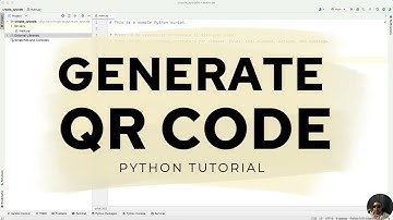 Generate QR Code With Python In 3 lines