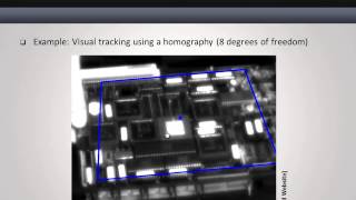 Direct Visual Tracking - Part I - Introduction to visual tracking (Video 2)