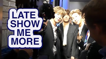 LATE SHOW ME MORE: BTS & THE BIG BANG THEORY
