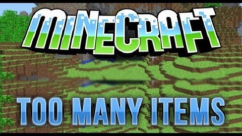 Minecraft - How to install Too Many Items Mod 1.7.2 HD [1080p]
