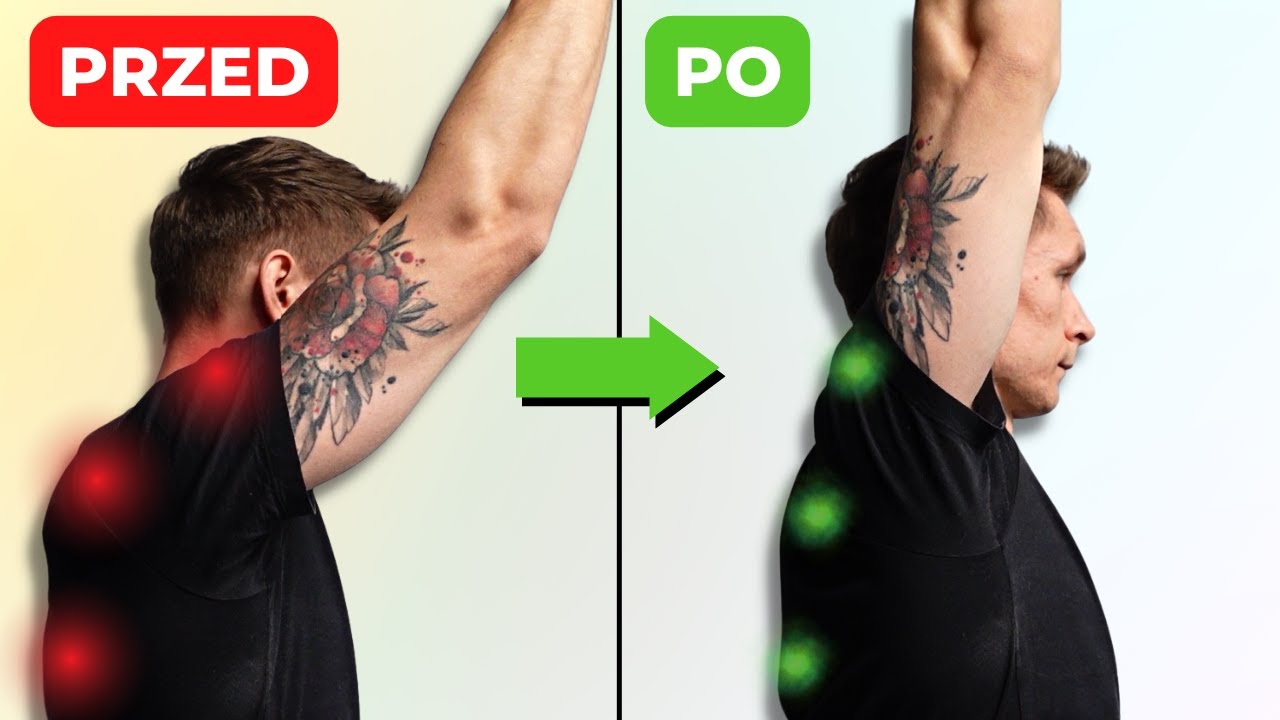 NAPRAW SPIĘTE BARKI - 3 ćwiczenia, które musisz znać!