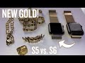 Apple Watch Series 6 Gold Stainless Steel with Milanese Loop