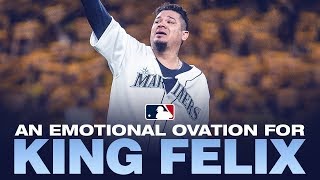 King Felix Hernandez pitches possibly last game for Mariners, gets huge ovation