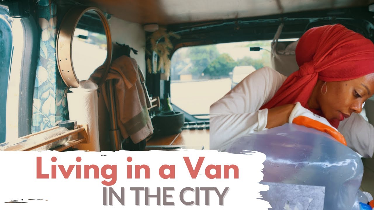 SURVIVING SUMMER Living in a Van Full Time with a Broken Freezer - YouTube