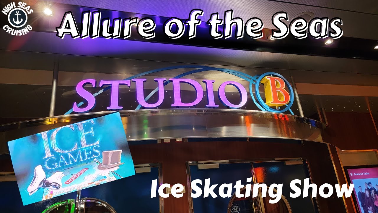 Allure of the Seas Ice Games Ice Skating Show YouTube