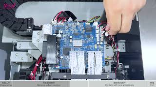 How to replace the encoder strip sensor of 60cm uv dtf printer NC-UVDTF60