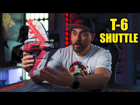 Star Wars Micro Galaxy Squadron Ahsoka T-6 Shuttle Unboxing