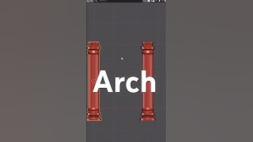 Just mastered making an arch in Blender using Bridge Edge Loops #blendertips #blendertricks